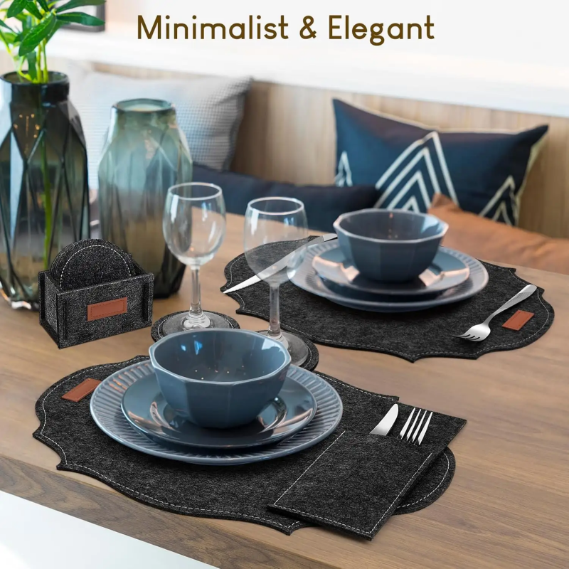 Felt Placemat and Coaster