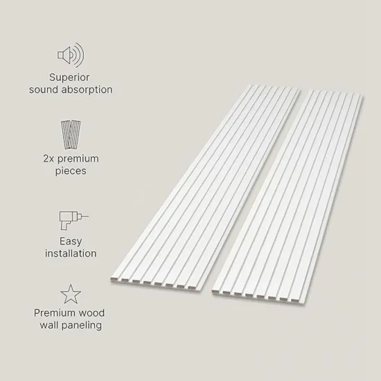 PVC Veneer Acoustic Wall Panles