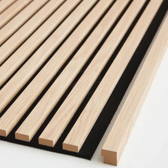 Wood Slat End Strip for Acoustic Panle