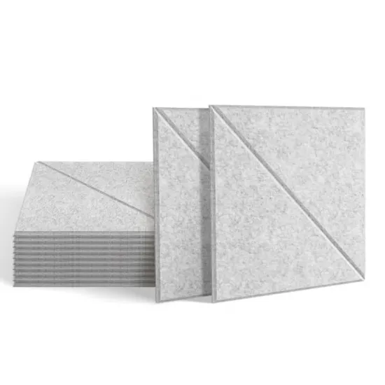 PET Grooved Acoustic Wall Panels