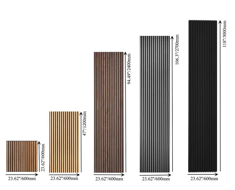 Classical Akupanle Wood Slat Acoustic Wall Panels